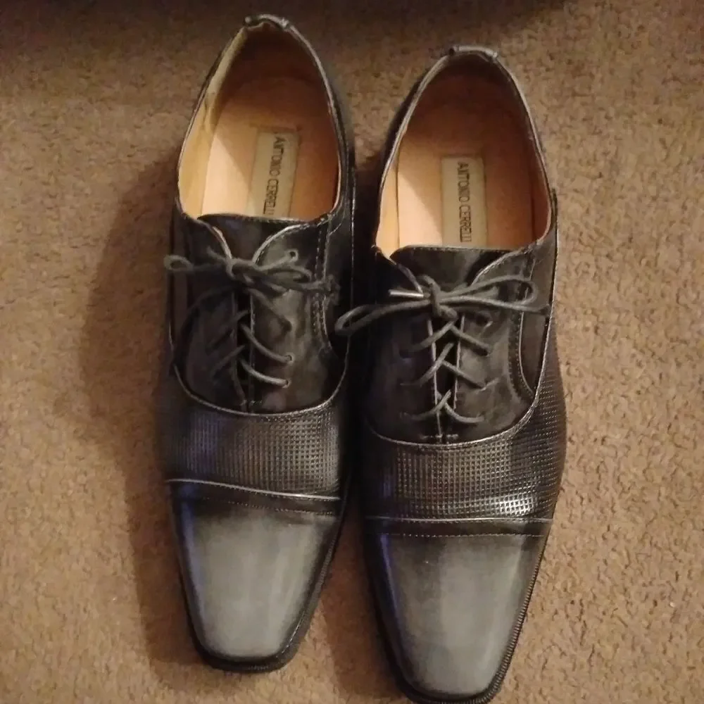 Antonio Cerrelli 6528 Grey Oxfords